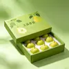 Caja de embalaje para pera, pera Cui Guan, pera fragante, caja de color corrugada portátil, caja de embalaje de frutas para el Festival de Medio Otoño hecha a medida con impresión de logotipo