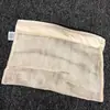 Bolsa de Malha de Algodão com Zíper, Bolsa de Armazenamento com Zíper, Bolsa de Embalagem para Roupas, Bolsa Portátil de Armazenamento com Zíper, Bolsa à Prova de Poeira para Sapatos de Couro