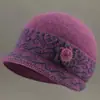 Gorro de punto forrado de forro polar a prueba de viento y resistente al frío para otoño e invierno, diseñado para proteger las orejas, para madres de mediana edad y mayores