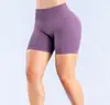 Yuean Amazon Pantalones Cortos de Yoga de Cintura Alta Levanta Glúteos Sin Costuras Melocotón Glúteo Pantalones de Fitness Ropa Deportiva Pantalones Cortos de Yoga