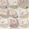 Pulsera de dibujos animados para parejas del sudeste asiático, popular, transfronteriza, directa de fábrica, venta al por mayor, para novias, estudiantes, pequeño regalo de joyería