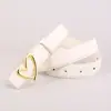 Cinturón nuevo para mujer hebilla de amor de cuero cinturón Joker falda decorativa cinturón para jeans femenino fábrica en stock