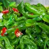 Verduras Picantes Encurtidas con Rábano, Alga Marina, Hojas de Mostaza y Salsa de Cinco Frutos Secos, 250g*4 Bolsas