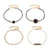 Comercio exterior popular simple combinable para mujer de fábrica en stock al por mayor pulsera de cuatro piezas