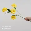 Decoración de boda con 4 flores de hibisco y peonías, arreglo floral para el pasillo de la boda, flores artificiales para el salón de bodas, flores de boda estilo jardín