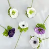 Nuevo producto transfronterizo: flor de anémona individual artificial para decoración de pared de flores de boda y estudio fotográfico, accesorios para escaparates de centros comerciales