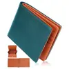 Cartera japonesa Rakuten vintage con monedero grande, múltiples ranuras para tarjetas, antirrobo RFID, cartera de negocios de cuero genuino para hombre