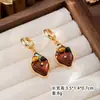 Pendientes Estilo Nala Meilade Otoño e Invierno, Pendientes de Diseño de Lujo Ligero y de Gama Alta, Pendientes de Borla de Perla de Agua Dulce de Nicho