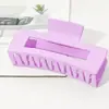 Presilha de Cabelo Quadrada Personalizada Transfronteiriça Presilha de Cabelo Fosca Presilha de Garra Grande para a Parte de Trás da Cabeça Presilha de Tubarão de Alta Qualidade para Mulheres Venda por Atacado de Fábrica
