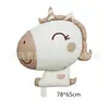 Mate Mate Pato Unicornio Dinosaurio Pastel Globo Aerostático Caracol Gato Lugar de Cumpleaños Infantil Diseño Película de Aluminio