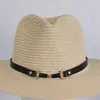 Chapéu Transfronteiriço Estilo Étnico Retrô com Topper de Palha Tira de Chapéu de Cowboy Acessórios de Cinto Especial Renda Decorativa Retrô