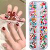 Maquiagem de Natal Patch Nail Art Glitter Lantejoulas Maquiagem Rosto Floco de Neve Branco Palco Jóias Glitter