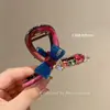Presilha de cabelo flor de acetato simples e elegante para mulheres, novo modelo 2026, presilha para a parte de trás da cabeça, grampo para meio rabo de cavalo, presilha de tubarão