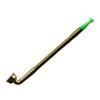 Tubo de Cigarrillo Jintai 807 Tubo de Cigarrillo de Plástico Boca Seca Punta Verde Tubo de Cigarrillo Chapado en Cobre Tubo de Cigarrillo Telescópico de Cobre Tamaño Mediano