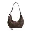 2026 Nuevo Bolso de Hombro con Estampado de Leopardo Retro para Mujer, Gran Capacidad, Piel Suave, Estilo Coreano, Bolso Tote Casual para el Trabajo
