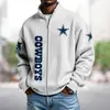 Sudadera Deportiva con Capucha y Cremallera de Talla Grande, Estilo Holgado, Estampado Digital 3D, Camisetas de Equipo de la NBA Transfronterizas Europeas y Americanas