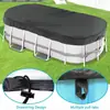 Cubierta para Piscina Cuadrada de Jardín al Aire Libre en Stock para Venta al por Mayor Tela Cubierta a Prueba de Sol y Polvo