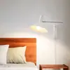 Lámpara de pared plegable de brazo largo extensible estilo vintage francés para pared de fondo de sala de estar, lámpara de noche de dormitorio, lámpara de pared de lectura