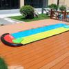 Transfronteiriço em estoque PVC Inflável Toboágua Novo Surfboard Aquático Outdoor Individual Duplo Crianças Brinquedo Tobogã com Jato d'Água