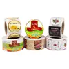 Fabricante Imprime Etiquetas Autoadhesivas de Papel Especial para Té, Latas de Frutas, Etiquetas de Vino Tinto, Etiquetas de Miel y Botellas de Mermelada
