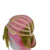 Peluca de cosplay de la Hoja Extintora de Fantasmas, Templo Ganlu, Miel, Vidrio, Gradiente, Giro, Animación, cosplay, Cabello Largo Rosa, Tocado