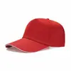 Chapéu Publicitário com Impressão de Logo Personalizado, Boné de Viagem com Aba, Evento Promocional, Capuz Vermelho Voluntário, Boné de Rede Esponjosa para Estudantes