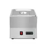 Máquina Derretidora de Chocolate Comercial Olla para Derretir Horno Derretidor Cilindro Único Calentamiento Eléctrico Horno Derretidor de Chocolate Impermeable Aislamiento de Chocolate