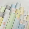 Papel Pintado Autoadhesivo Dormitorio Cálido Pastoral Pequeño Floral Papel Pintado Fondo de Influencer Pegatina de Renovación de Pared Dormitorio de Estudiante Universitario