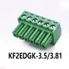 KEFA 2EDGK-3.5mm(2-20P) Bloco de Terminais de PCB Plug-in Conector 15EDGK Cobre 2