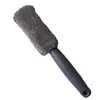 Escova para Pneu de Carro Ferramenta de Limpeza de Carro Pano Trançado de Microfibra Escova de Limpeza de Pneu Não Danifica a Pintura do Carro Escova de Roda