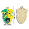 17 Joias de Liga Metálica com Gotejamento de Óleo para Venda por Atacado Acessórios Pêndulos do Carnaval Brasileiro Pulseiras de Venda Quente Transfronteiriça Pêndulos de Chaveiro