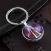Llavero de Bola Redonda Grande Constelación Cristal Luminoso Doce Constelaciones Sagitario Bola Redonda Cristal Capricornio