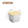 Caixa Quadrada de Aço Inoxidável para Conservação de Alimentos, Selada e à Prova de Vazamentos, Caixa de Armazenamento Multifuncional, Caixa para Sobremesas, Caixa para Geladeira e Freezer, Caixa para Conservação de Alimentos