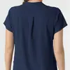 Batas Quirúrgicas de Manga Corta de Secado Rápido de Alta Gama para Mujer, Ropa de Trabajo para Clínica Dental, Salón de Belleza, Spa, Set de Uniforme de Enfermera