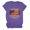 250 Años Nosotros el Pueblo Amazon Ebay Sitio Independiente Camiseta de Manga Corta con Cuello Redondo de Moda y Única para Mujer