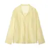 Novedades Verano 2026 Moda Callejera Femenina Europea y Americana Textura de Satén de Seda Camisa Fluida W04 19140