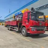Guindaste Montado em Caminhão de 14 Toneladas, Caminhão Nacional Vi Shaan Xuan De Yi 6 Rodas Traseiras com Guindaste Montado em Caminhão Juntuo de 12 Toneladas Pode Ser Exportado para Exportação