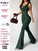 Mono de moda callejera sin mangas, ajustado, de pierna de campana, cintura alta, espalda descubierta, para mujer, 2026, nuevo, transfronterizo, Amazon Europeo y Americano