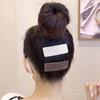 Otoño e Invierno Nuevo Tocado Elegante Horquilla BB para el Cabello para Mujer Cuadrada de Terciopelo Clip para Flequillo Accesorios para el Cabello Parte Trasera Artefacto para Acabado Horquilla
