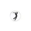 Em estoque magnético Golf metal Hat Clip personalizado 25mm Ball Marker Golf Ball Marker Hat Clip