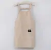 Nuevo Delantal de Lona Resistente al Desgaste para el Hogar Cocina Hombres Impermeable Mujeres Correas Personalizadas Especial para Trabajo Delantal de Cintura Grueso Trabajo