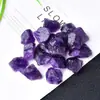 Atacado de fábrica pedra bruta ametista aromaterapia pedra expandida ametista Artesanato de Cristal cascalho de pedra bruta de cristal