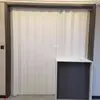 Porta Corrediça Permeável ao Ar, Porta Dobrável Temporária de PVC para Cozinha Sem Furos, Tipo Porta Corrediça, Tipo Porta de Abrir para Inspeção de Gás
