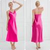 Camisola de Verano de Venta Caliente Transfronteriza Estilo Puro Deseo para Mujer, Ropa de Dormir Larga para Casa, Bata de Tallas Grandes