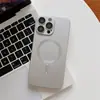Adequado para Capa de Celular Iphone17, Sucção Magnética, Apple 15Promax, Acabamento Fosco Tipo Pele, 14 Vem com Película para Lente, 16 Capa Macia