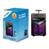 Venta al por mayor de fábrica BT-2074 altavoz alta potencia graves audio para baile cuadrado móvil exterior Bluetooth con asa extensible