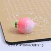 Juguetes de Comida Vegetal Estéreo Simulados Accesorios para Joyería Hechos a Mano DIY Pegamento de Crema Resina Pequeños Accesorios Adornos para Pasadores Materiales