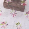 Tela Bordada con Lentejuelas de Hoja de Arce Vestido Multicolor Listo para Usar Tela Bordada para Escenario