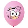Amazon nuevo estilo Sonic Hedgehog Sonic niño traje de fiesta de cumpleaños Sonic globo de aluminio