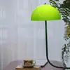 Lámpara de brotes de frijol verde esmeralda danesa lámpara de pie para sala de estar dormitorio sofá lámpara de mesa vertical de estudio ajustable